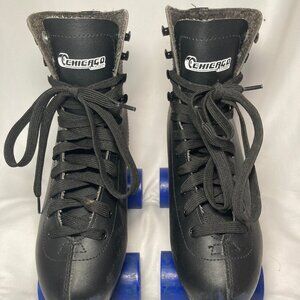 Vintage Chicago Roller Quad Skates For Men US Size 7 Lace Up Boot Style